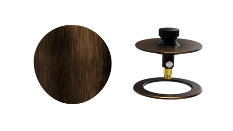 W/O Trim Kit Lift&Turn w/Round SlideOn™ Faceplate with Trim Ring (TR02LZ-VB-R)