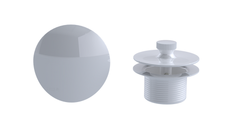 W/O Trim Kit Lift&Turn w/Round SlideOn™ Faceplate (TR02LZ)