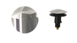 W/O Trim Kit Tip-Toe w/Round SlideOn™ Faceplate (TR02TIP)
