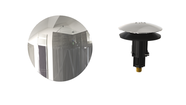 W/O Trim Kit Tip-Toe w/Round SlideOn™ Faceplate (TR02TIP)