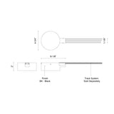 Kuzco Trilo Track 4-in Trilo Track Canopy and Driver Cover