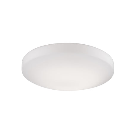 Kuzco Trafalgar 11-inch LED flush mount ceiling light with dome-shaped glass, side view