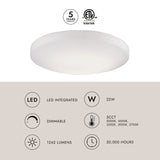 Kuzco Trafalgar 15-in Flush Mount