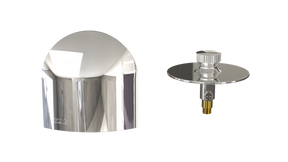 W/O Trim Kit Lift&Turn w/Brass Bell SlideOn™ Faceplate (TRB00LZ)