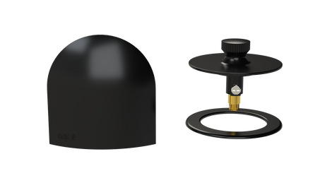 W/O Trim Kit Lift&Turn w/Brass Bell SlideOn™ Faceplate with Trim Ring (TRB00LZ-MBL-R)
