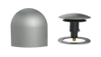 W/O Trim Kit Clicker® w/Brass Bell SlideOn™ Faceplate and Trim Ring (TRB00Q-BN-R)