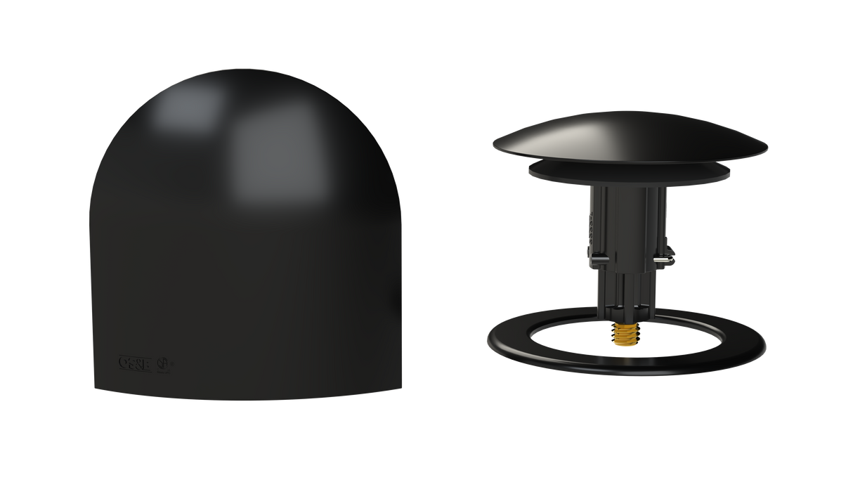 W/O Trim Kit Clicker® w/Brass Bell SlideOn™ Faceplate and Trim Ring (TRB00Q-MBL-R)