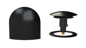 W/O Trim Kit Clicker® w/Brass Bell SlideOn™ Faceplate and Trim Ring (TRB00Q-MBL-R)