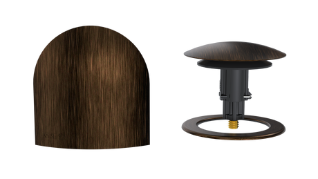 W/O Trim Kit Clicker® w/Brass Bell SlideOn™ Faceplate and Trim Ring (TRB00Q-VB-R)