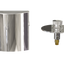W/O Trim Kit Lift&Turn w/Brass Square SlideOn™ Faceplate (TRB01LZ)