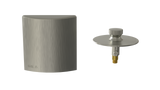 W/O Trim Kit Lift&Turn w/Brass Square SlideOn™ Faceplate (TRB01LZ)