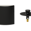 W/O Trim Kit Lift&Turn w/Brass Square SlideOn™ Faceplate (TRB01LZ)