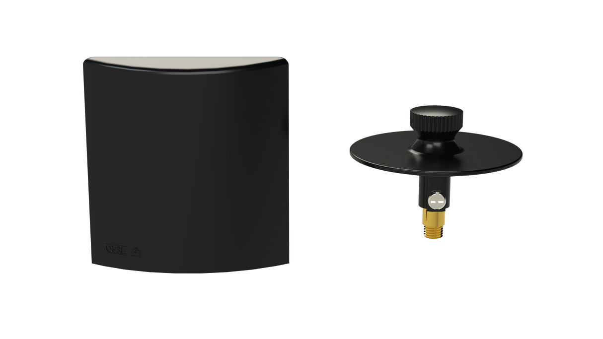 W/O Trim Kit Lift&Turn w/Brass Square SlideOn™ Faceplate (TRB01LZ)