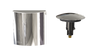 W/O Trim Kit Clicker® /Brass Square SlideOn™ (TRB01Q)