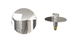 W/O Trim Kit Lift&Turn w/Brass Round SlideOn™ Faceplate (TRB02LZ)