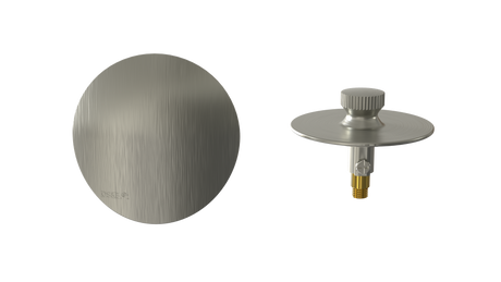 W/O Trim Kit Lift&Turn w/Brass Round SlideOn™ Faceplate (TRB02LZ)