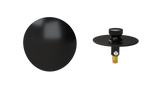 W/O Trim Kit Lift&Turn w/Brass Round SlideOn™ Faceplate (TRB02LZ)