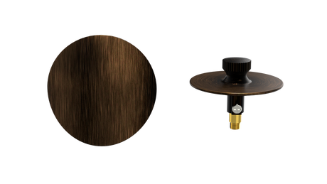 W/O Trim Kit Lift&Turn w/Brass Round SlideOn™ Faceplate (TRB02LZ)