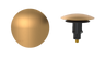 Trim Kit Clicker Chrome Round Fp (TRB02Q)