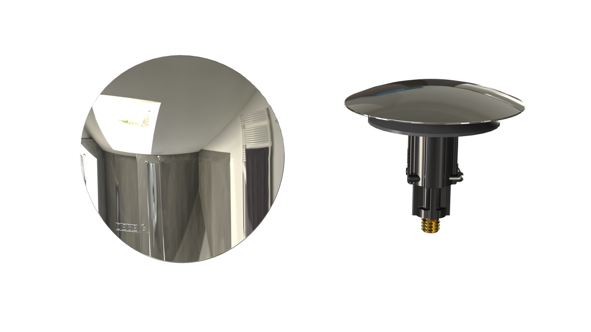 Trim Kit Clicker Chrome Round Fp (TRB02Q)