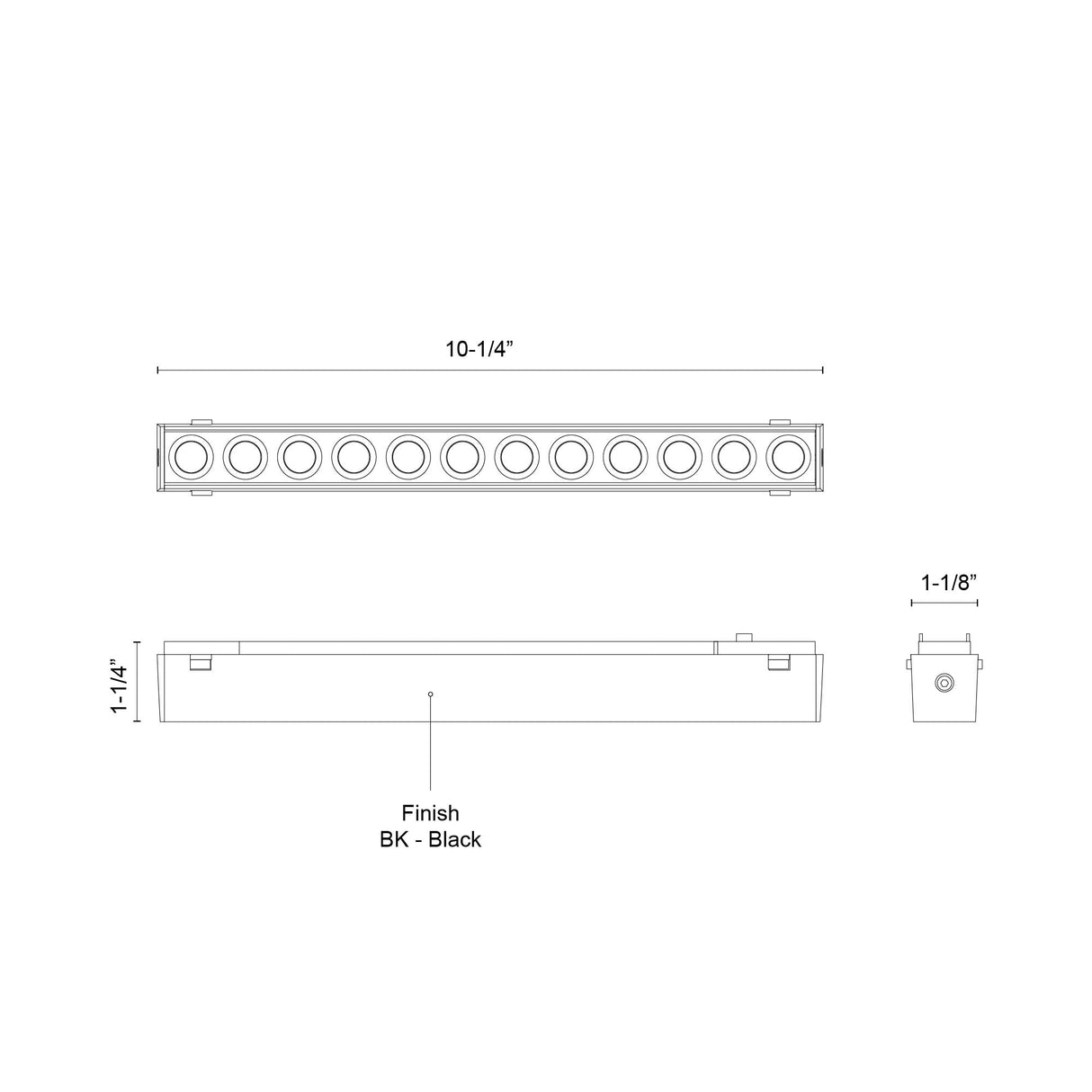 Kuzco Holo 10-in Trilo Track Light Bar