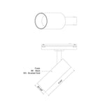 Kuzco Paolo 4-in (1-in Dia.) Trilo Track Directional Light