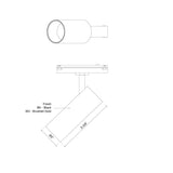 Kuzco Paolo 5-in (2-in Dia.) Trilo Track Directional Light