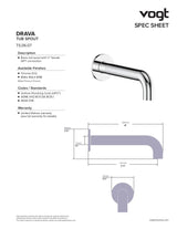 DRAVA TUB SPOUT