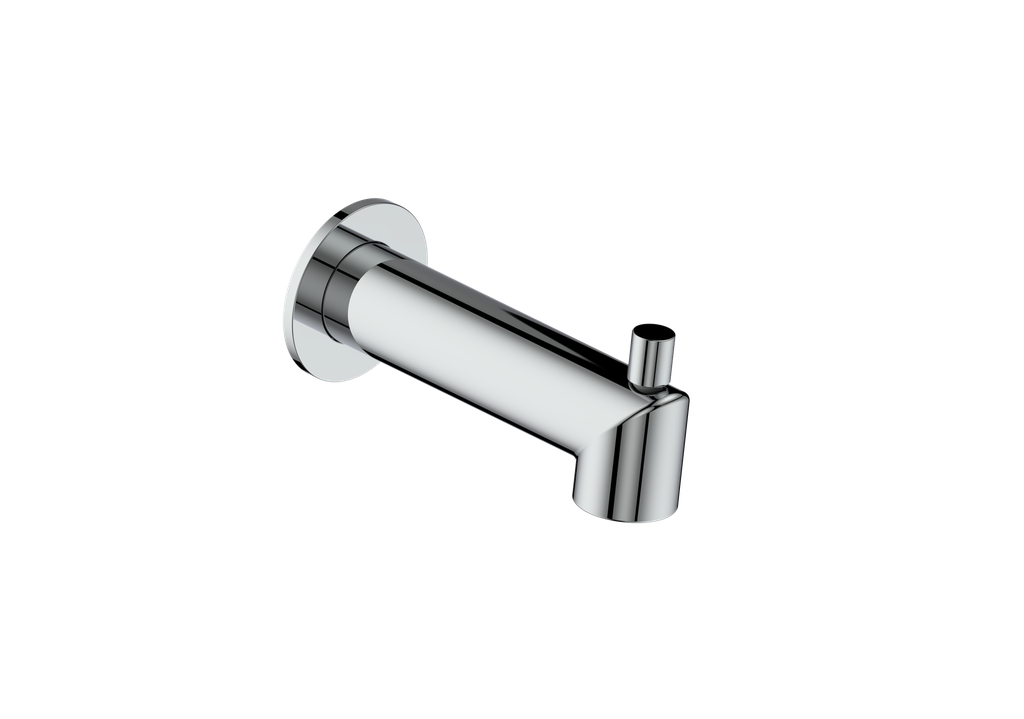 ROUND SLIP-ON TUB SPOUT WITH DIVERTER