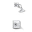 Pinstripe® Pure Rite-Temp® shower trim kit with cross handle, 2.5 gpm