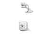 Pinstripe® Pure Rite-Temp® shower trim kit with cross handle, 2.5 gpm