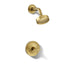 Purist® Rite-Temp® shower trim kit with cross handle, 2.5 gpm