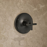 Purist® Rite-Temp® shower trim kit with cross handle, 1.75 gpm