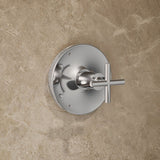 Purist® Rite-Temp® shower trim kit with cross handle, 1.75 gpm