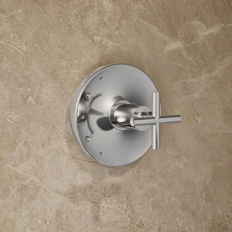 Purist® Rite-Temp® shower trim kit with cross handle, 1.75 gpm