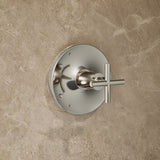 Purist® Rite-Temp® shower trim kit with cross handle, 1.75 gpm