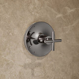 Purist® Rite-Temp® shower trim kit with cross handle, 1.75 gpm