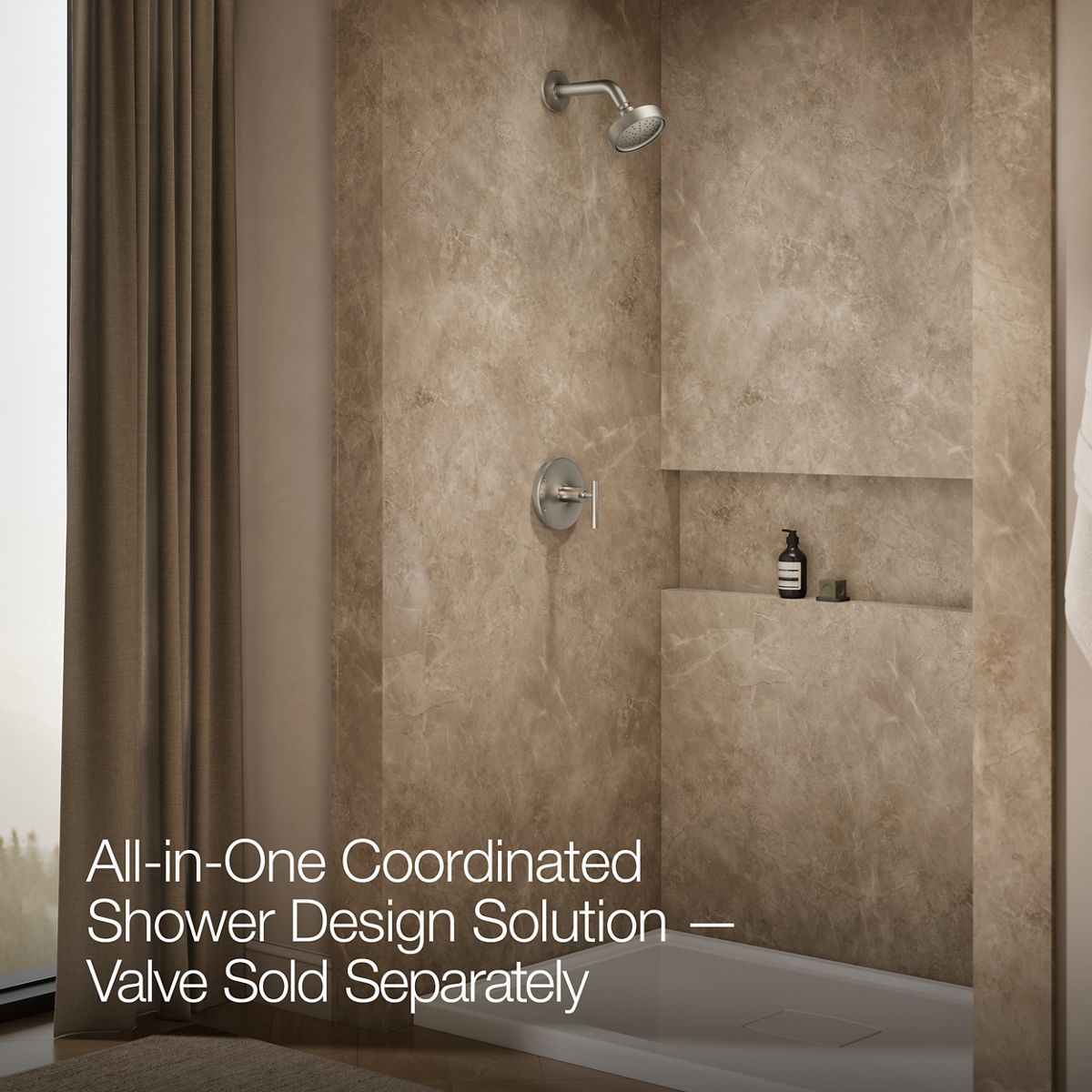 Purist® Rite-Temp® shower trim kit with lever handle, 1.75 gpm