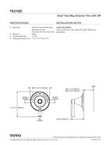 Silas Two-Way Diverter Trim with Off