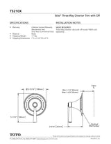 Silas Three-Way Diverter Trimwith Off