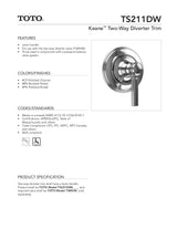 Keane Two-Way Diverter Trim