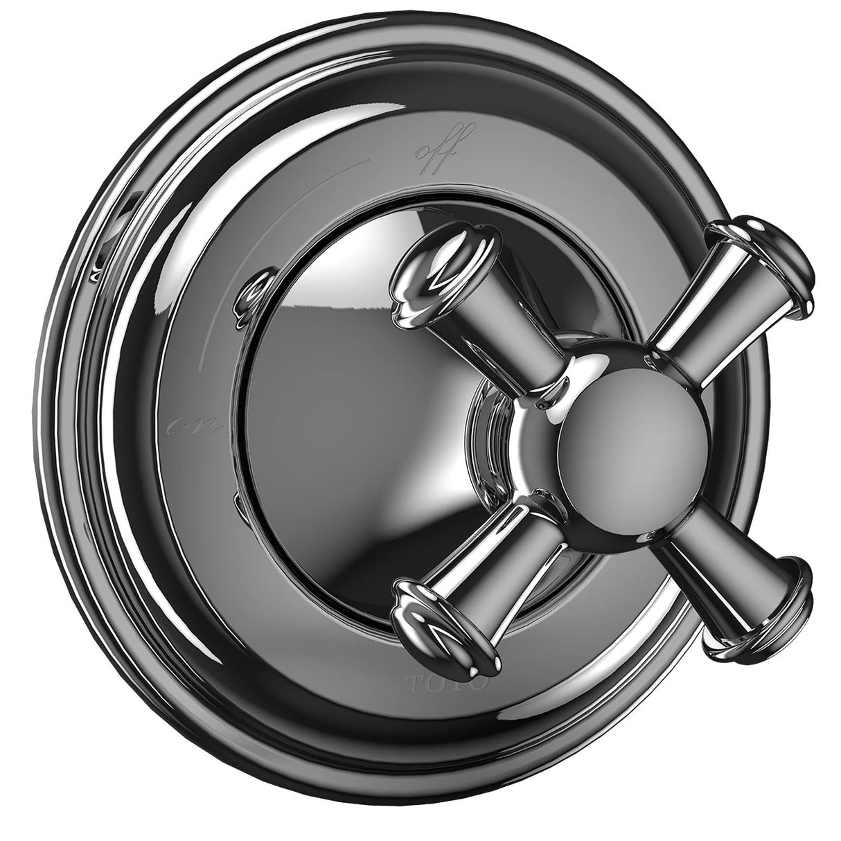 Vivian Volume Control Trim- Cross Handle