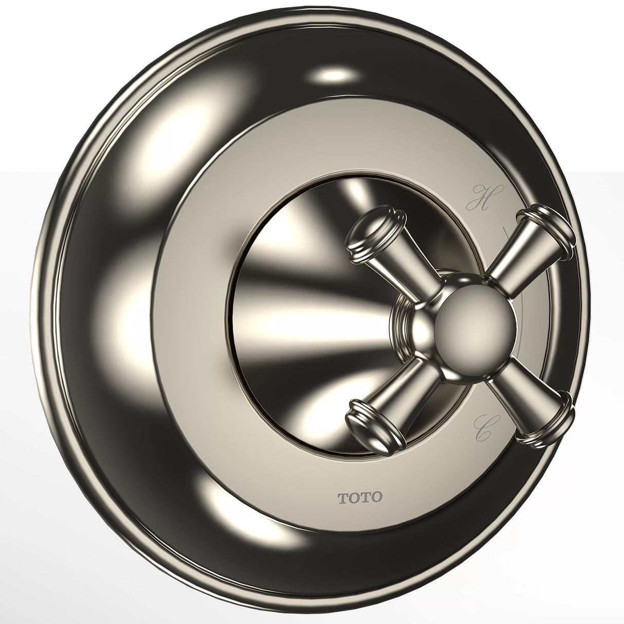 Vivian Pressure Balance Valve Trim with Cross Handle