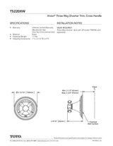 Vivian Volume Control Trim- Lever Handle