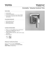 Connelly Volume Control Trim