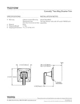 Connelly Two-Way Diverter Trim