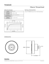Oberon Showerhead 2.0 GPM