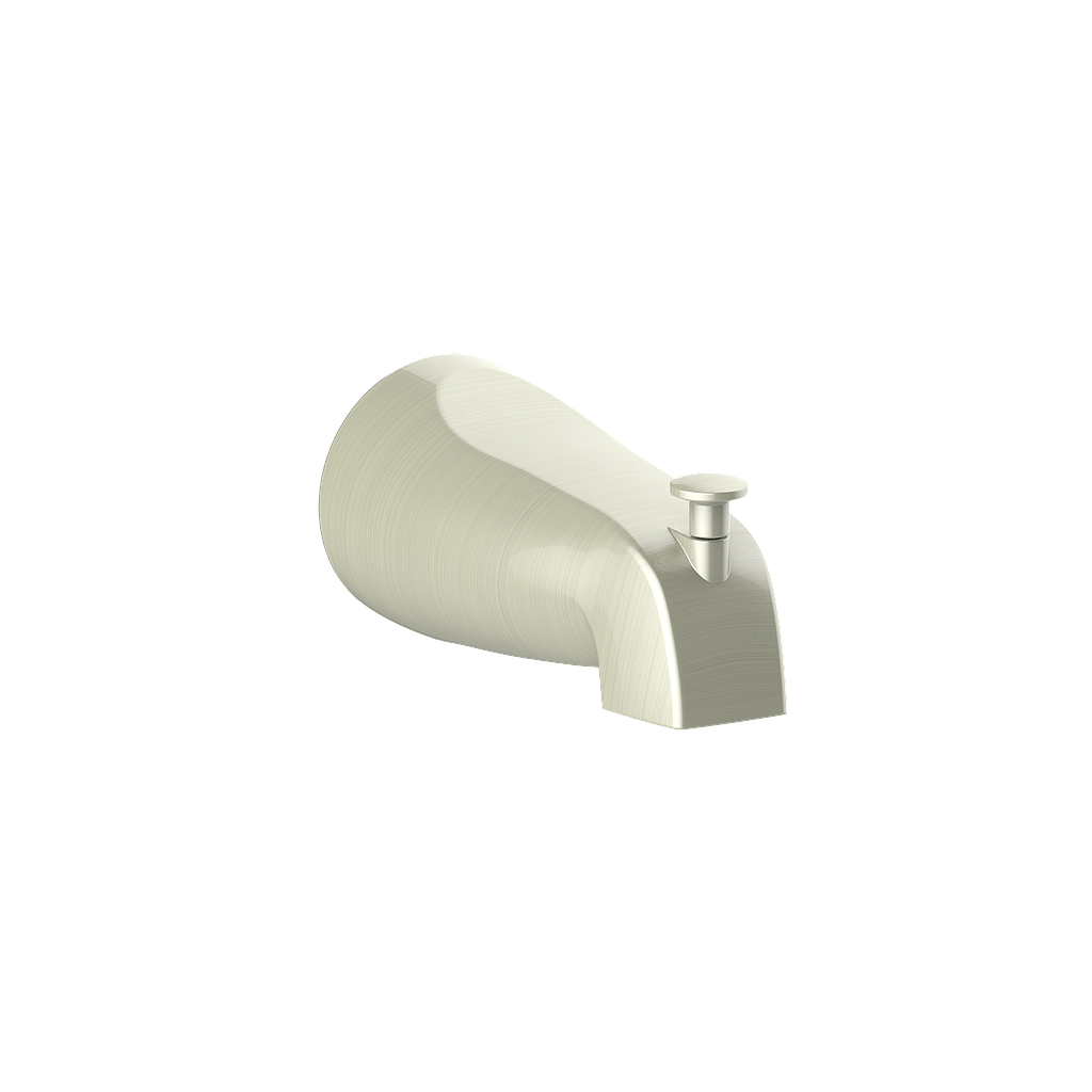 ROUND SLIP-ON TUB SPOUT WITH DIVERTER