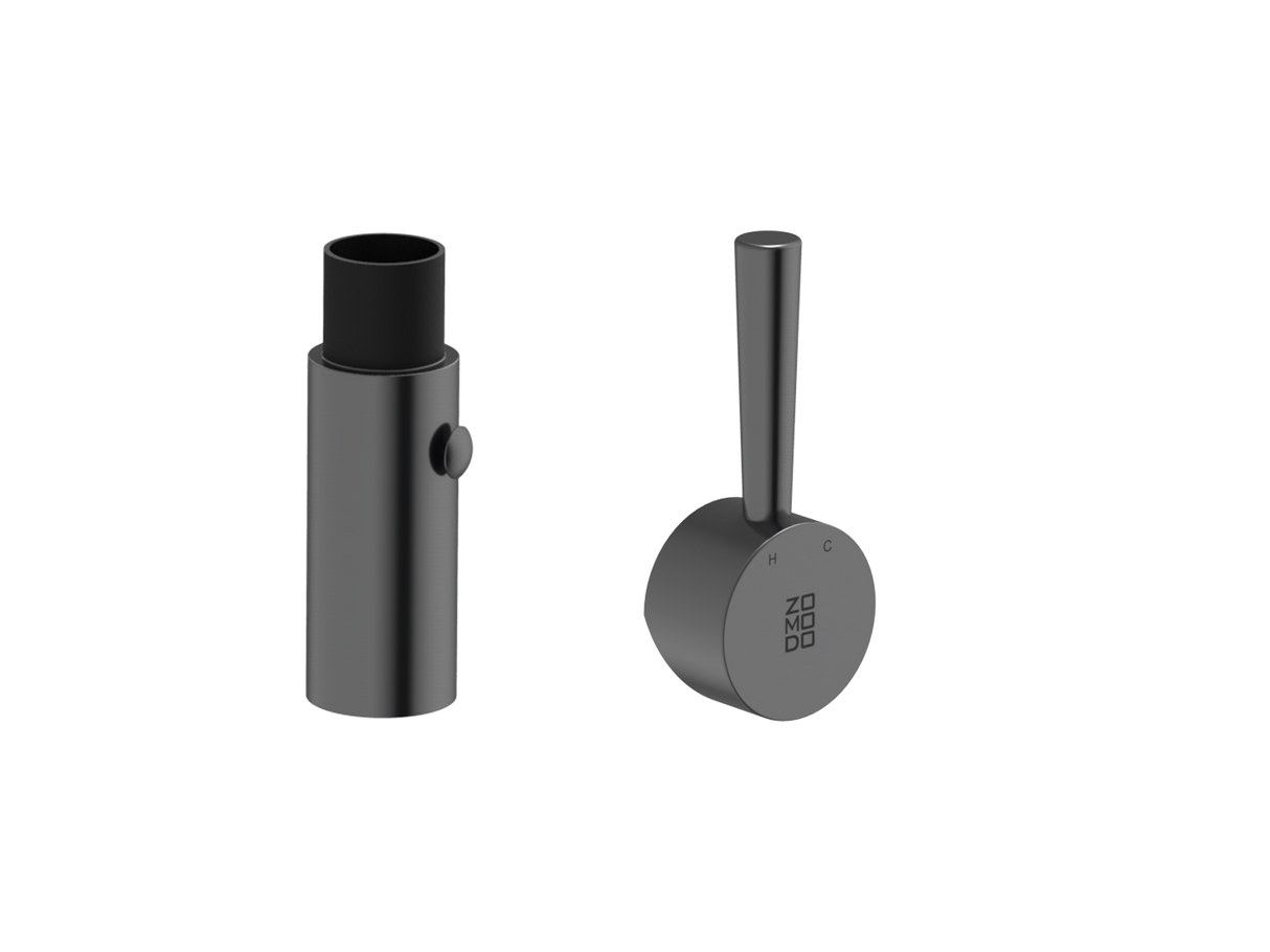 KTC014/16 Shower Head & Handle Replacement Faucet Head & Handle - Black Pearl