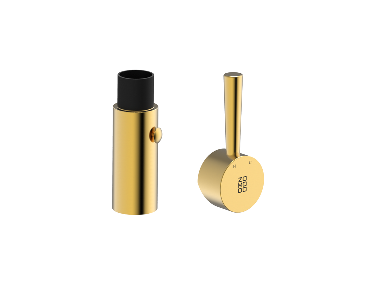 KTC014/16 Shower Head & Handle Replacement Faucet Head & Handle - Eureka Gold